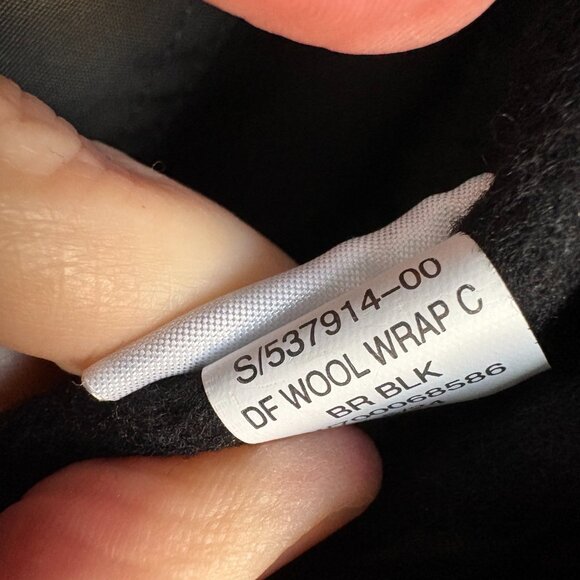 Banana Republic NEW double faced belted wrap coat recycled wool blend women's M - Picture 8 of 8